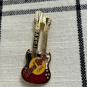 Set of 2 Hard Rock Cafe Tokyo Collector Pins 
1980s